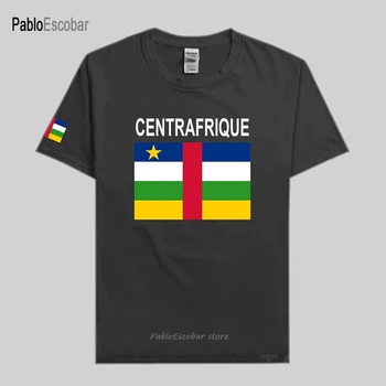 Kesk-Aafrika Vabariik centrafrique-fomuc t-särk kampsunid rahvas meeskond 100% puuvillane t-särk riided lipu tees riik CA uued