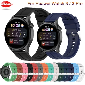 Silikoon Rihmad Huawei Vaata 3 / gt2 46 mm/ 2e Gt 2 Pro Sport Smart Watchband Jaoks Huawei GT Pro 2 Käepaela Asendada Käevõru