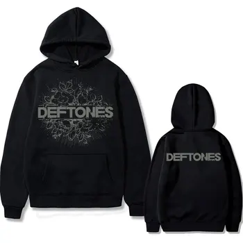 Deftones Õie Plahvatuse Kahepoolne Print Topp Sügis-Talv Mehed Naised Punk Metal Rock-Bänd Mood Dressipluus Mees Streetwear