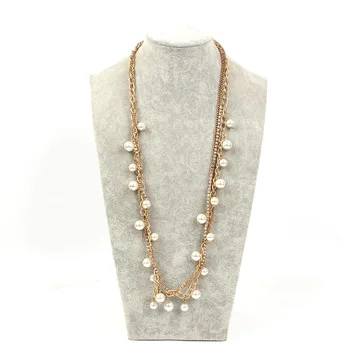 Vintage Pearl Crystal Choker Mitmekihilise Ripatsid, Kaelakeed Naistele Bohemia Trend Elegantne Pulm Ehteid